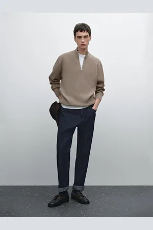 Massimo Dutti Maglia Con Collo Mock Con Cerniera