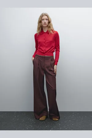 Massimo Dutti Cardigan In Maglia 100% Lana