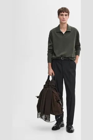 Massimo Dutti Maglia A Polo 100% Lana