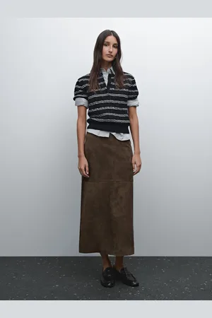 Massimo Dutti Maglia A Maniche Corte A Righe In Cotone