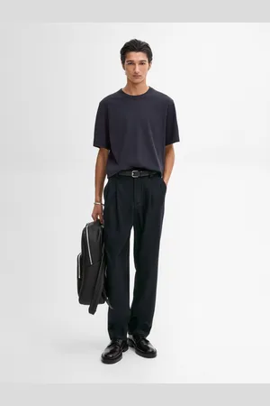 Massimo Dutti Maglietta A Maniche Corte In Misto Cotone