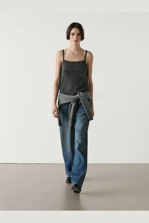 Massimo Dutti Top Pointelle Dettaglio Fiocco