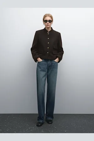 Massimo Dutti Cardigan Corto Con Bottoni Gioiello
