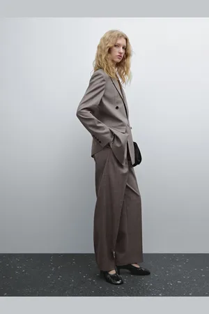Massimo Dutti Blazer Doppiopetto Misto Lana Mélange