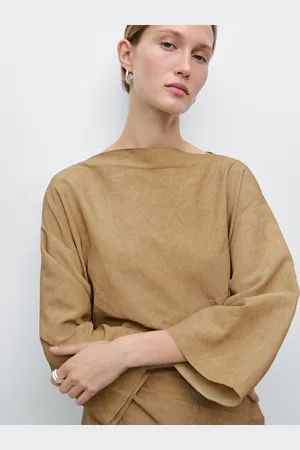 Massimo Dutti Vestito Midi Con Dettaglio Di Cuciture