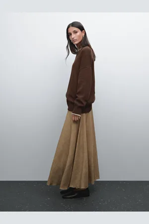 Massimo Dutti Maglia Con Collo Rotondo In Misto Lino