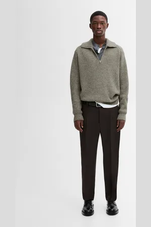 Massimo Dutti Maglia Con Collo Mock In Misto Cotone
