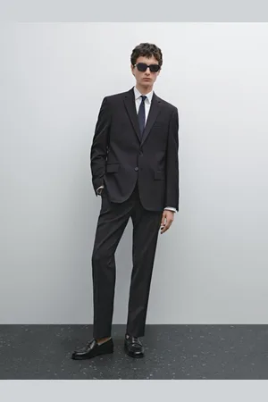 Massimo Dutti Blazer Da Abito 100% Lana