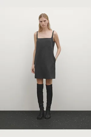 Massimo Dutti Vestito Mini Con Spalline