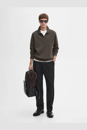 Massimo Dutti Maglia A Polo 100% Lana