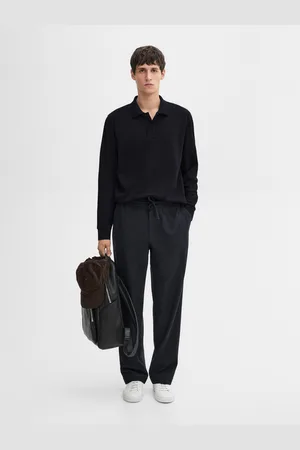 Massimo Dutti Maglia A Polo Misto In Cotone