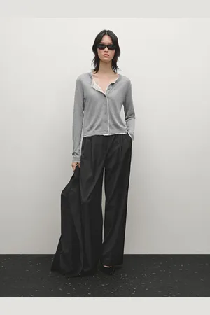 Massimo Dutti Cardigan Leggero Dettaglio Sfrangiato