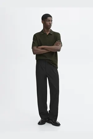Massimo Dutti Polo Con Scollo A V Strutturata In Cotone