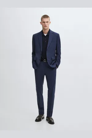 Massimo Dutti Blazer Da Abito 100% Lana
