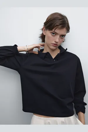 Massimo Dutti Maglietta Stile Polo In Cotone Mercerizzato