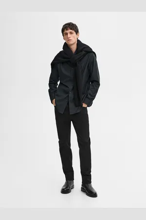 Massimo Dutti Camicia In Twill 100% Cotone