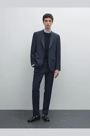 Massimo Dutti Blazer Da Completo In Misto Lana