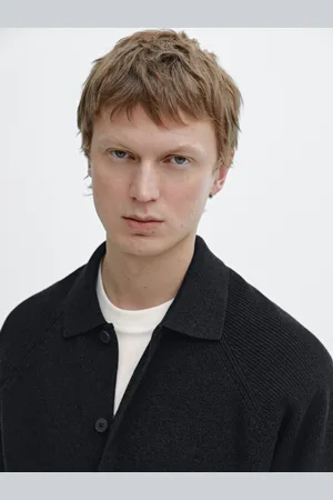 Massimo Dutti Cardigan In Maglia 100% Cotone