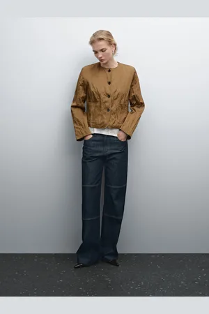 Massimo Dutti Cardigan Corto Dettaglio Tessuto