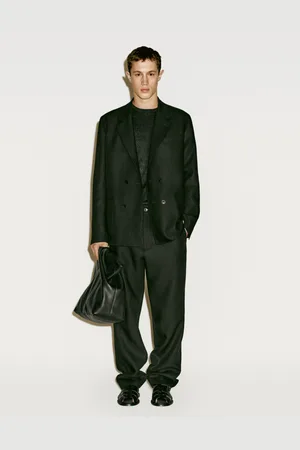 Massimo Dutti Blazer Da Completo 100% Lino