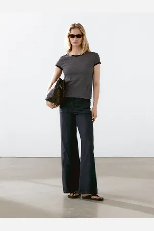 Massimo Dutti Maglietta A Righe Coste A Contrasto In Cotone