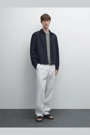Massimo Dutti Pantaloni Tuta 100% Lino