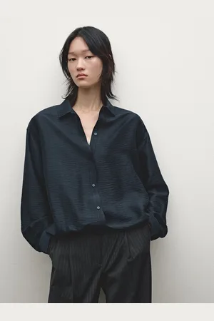 Massimo Dutti Camicia Satinata Con Elastico