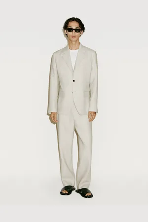 Massimo Dutti Blazer Da Completo 100% Lino