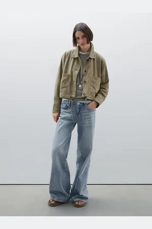 Massimo Dutti Jeans Flare A Vita Bassa Vintage