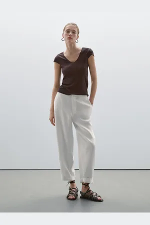 Massimo Dutti Maglietta In Maglia Traforata