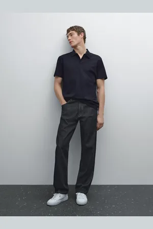 Massimo Dutti Polo Slim Fit Microstrutturata In Cotone