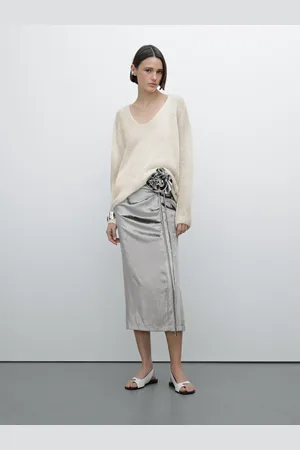 Massimo Dutti Pullover In Maglia Con Stampa Tie-Dye