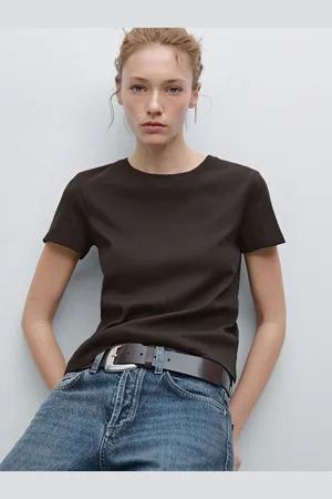 Massimo Dutti Cintura In Pelle Con Dettaglio Di Fibbia