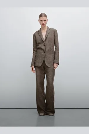 Massimo Dutti Blazer Da Completo Gessato