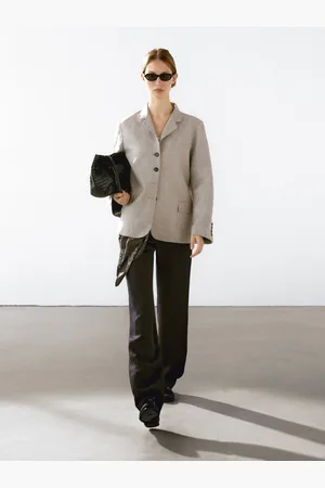 Massimo Dutti Blazer Jaspé 100% Lino