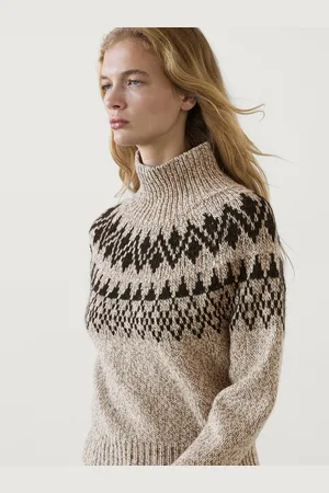 Massimo Dutti Maglia Jacquard In Misto Lana