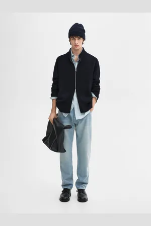 Massimo Dutti Cardigan Bomber Con Cerniera In Cashmere