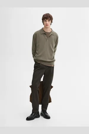 Massimo Dutti Maglia Con Collo A Polo 100% Cashmere