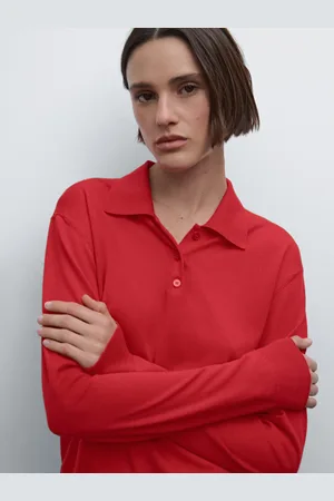 Massimo Dutti Maglia Con Collo A Polo E Bottoni 100% Lana