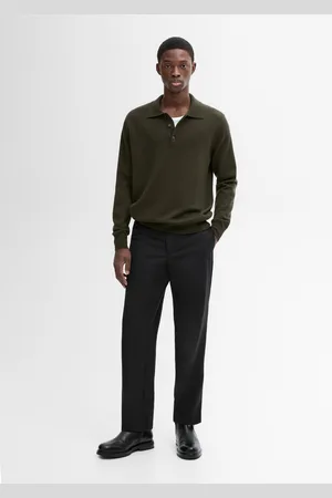 Massimo Dutti Maglia Con Collo A Polo In Misto Lana