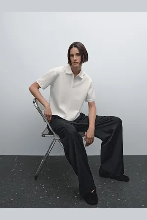 Massimo Dutti Polo In Maglia Piqué Di Cotone Mercerizzato