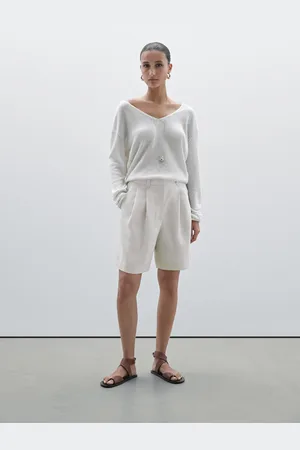 Massimo Dutti Bermuda Con Dettaglio Di Pieghe