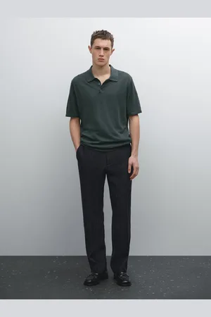 Massimo Dutti Polo In Maglia 100% Lino