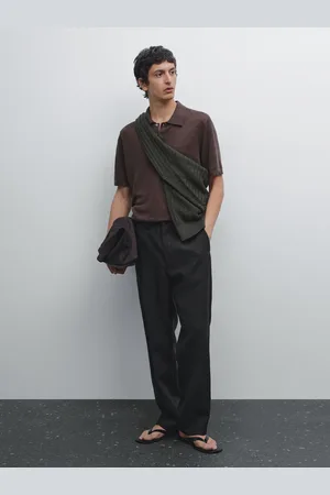 Massimo Dutti Polo In Maglia 100% Lino