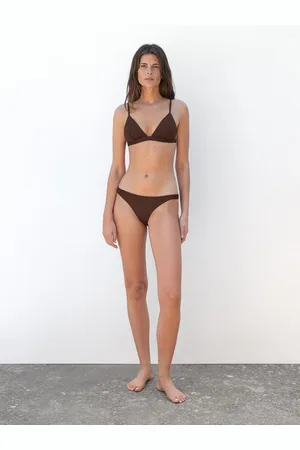 Massimo Dutti Top Bikini A Triangolo Testurizzato