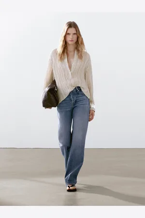 Massimo Dutti Camicetta Semplice Testurizzata