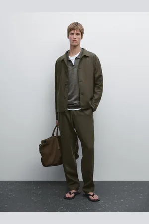 Massimo Dutti Pantaloni 100% Lino