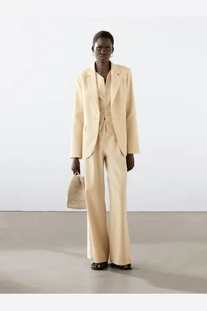 Massimo Dutti Blazer In Misto Lino