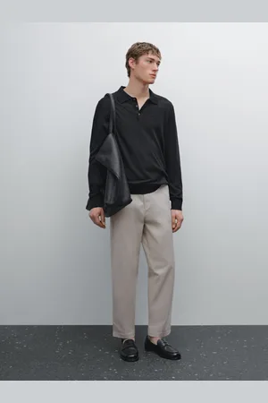 Massimo Dutti Maglia Con Collo A Polo In Lino