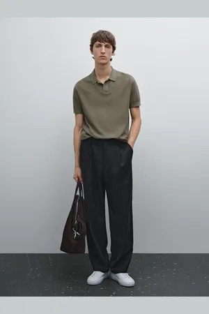Massimo Dutti Maglia Con Collo A Polo 100% Cotone